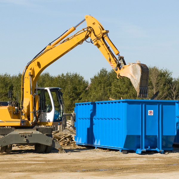 what size residential dumpster rentals are available in Latta